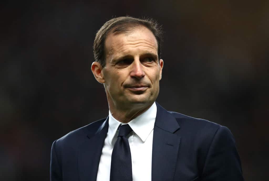 Massimiliano Allegri, Manager of Juventus looks on prior to the UEFA Champions League Semi Final first leg match between AS Monaco v Juventus at Stade Louis II on May 3, 2017 in Monaco, Monaco.