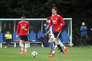 James Garner playing for Manchester United