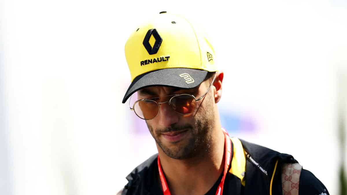 Renault driver Daniel Ricciardo 
