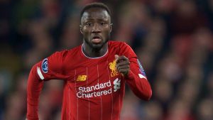 Naby Keita in action for Liverpool