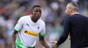 Denis Zakaria in action for Borussia Mönchengladbach