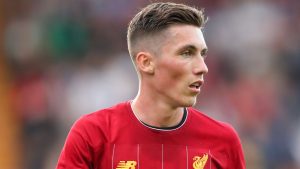 Harry Wilson in action for Liverpool
