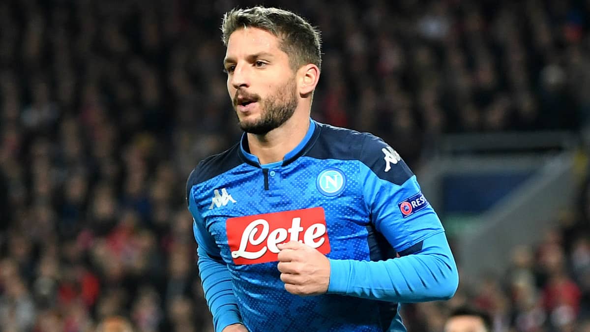 Napoli player Dries Mertens during Serie A game