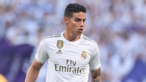 James Rodriguez in action for Real 