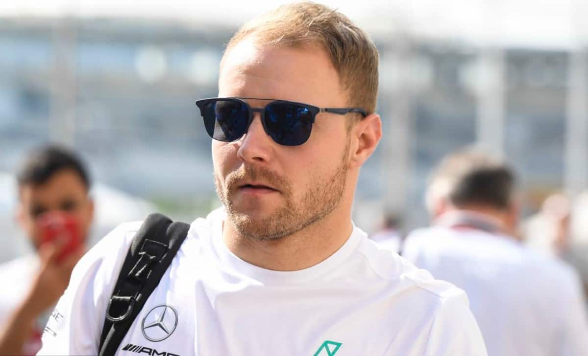 Mercedes driver Valtteri Bottas in Barcelona