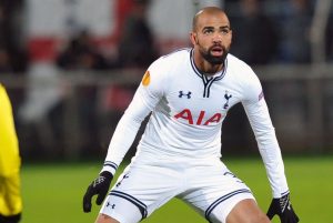 Sandro playing for Tottenham