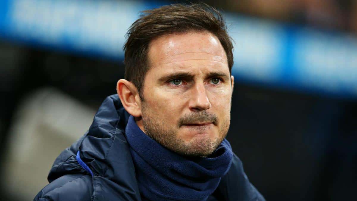 Chelsea boss Frank Lampard during Premier League clash