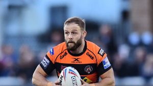 Hooker Paul McShane playing for Castleford Tigers