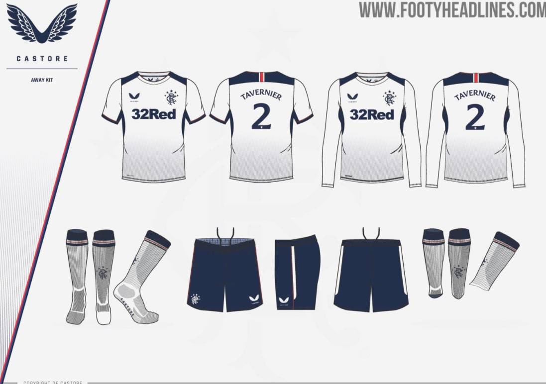 Rangers' away kit design concept 