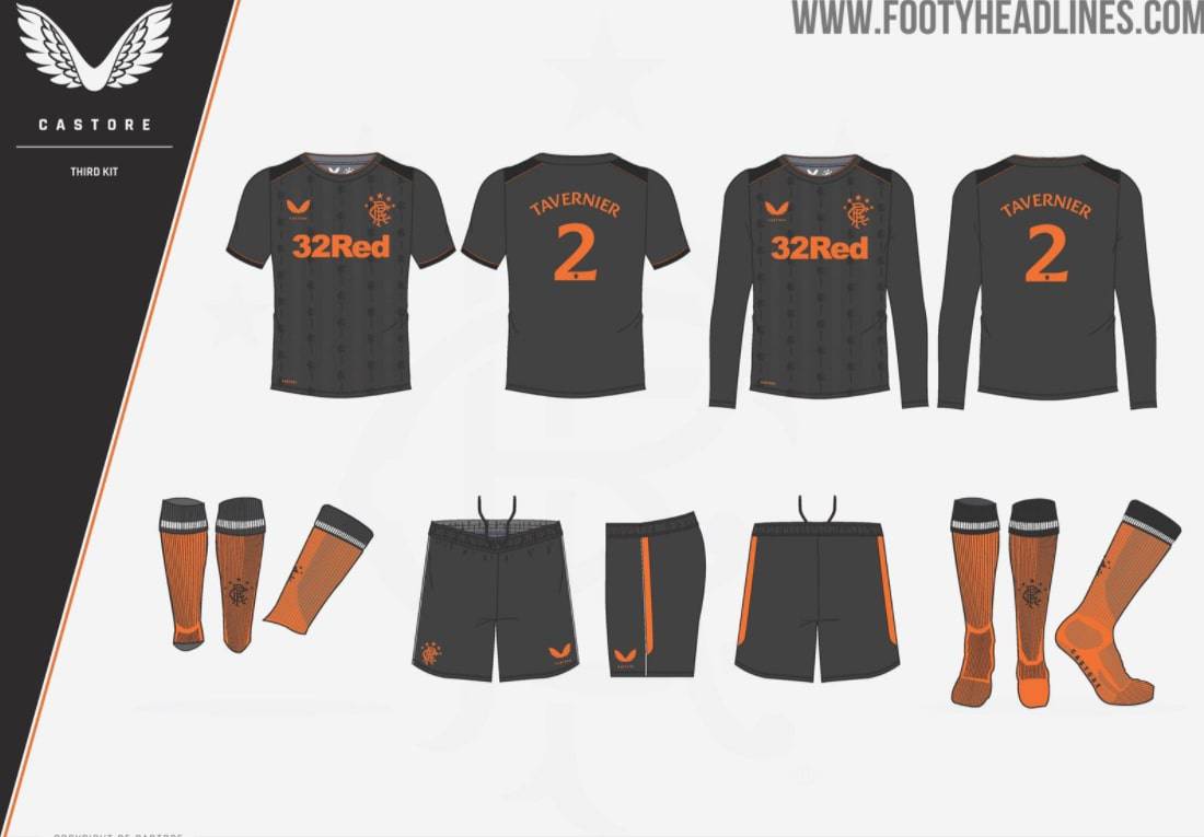 Rangers' third kit design concept