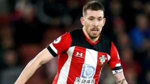 Pierre-Emile Hojbjerg in action for Southampton