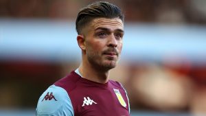 Jack Grealish in action for Aston Villa