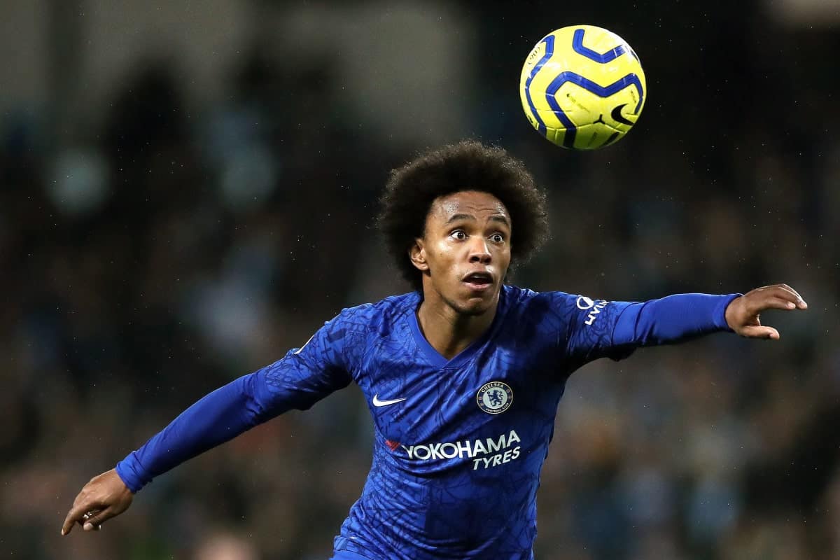 Willian in action for Chelsea