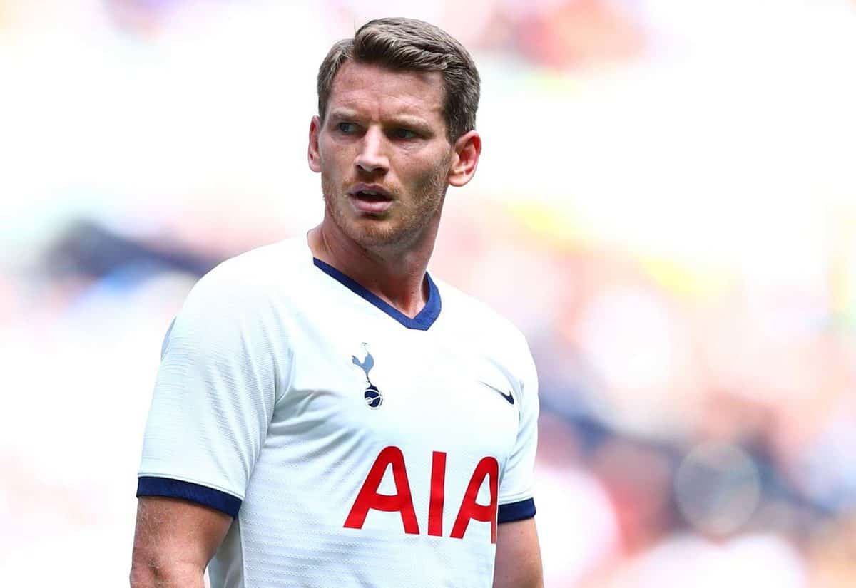 Jan Vertonghen in action for Spurs