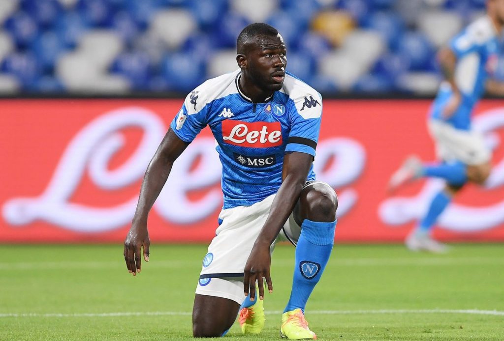 Kalidou Koulibaly in action for Napoli