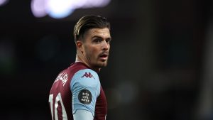 Jack Grealish in action for Aston Villa