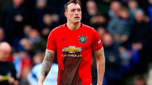 Phil Jones in action for Man Utd