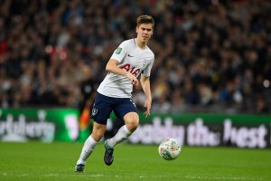 Juan Foyth in action for Tottenham