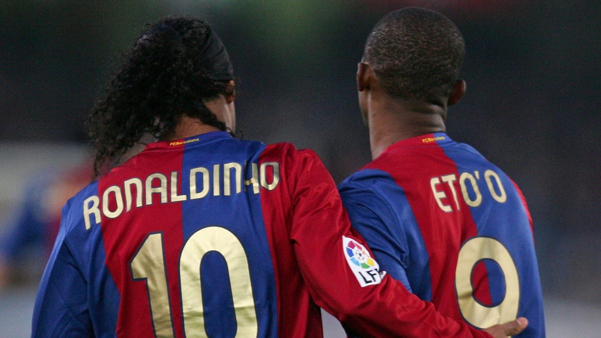 Samuel Eto'o and Ronaldinho at Barcelona (Image - Denis Doyle/Getty Images)