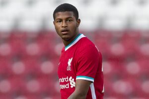 Rhian Brewster has been mocked by Joel Matip during training