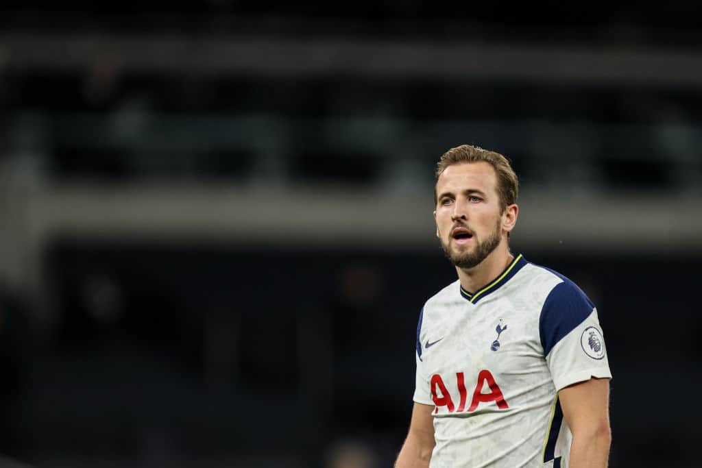 Harry Kane in action for Tottenham