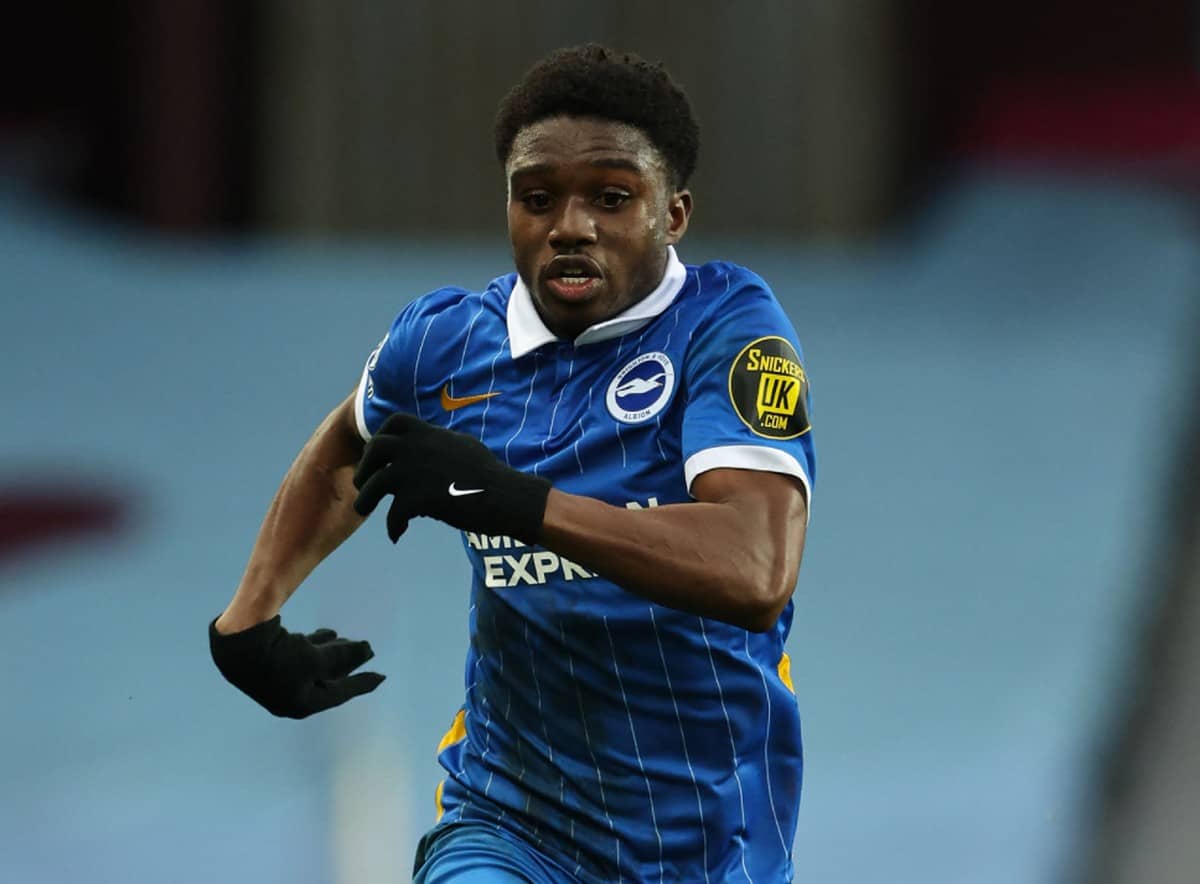 Tariq Lamptey of Brighton and Hove Albion during the Premier League match