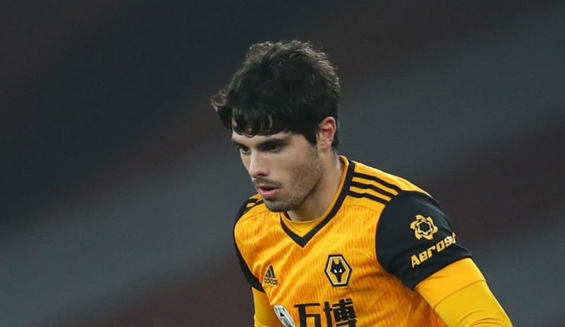 Pedro Neto of Wolverhampton Wanderers during the Premier League