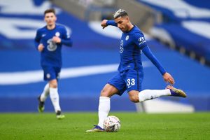 Emerson Palmieri in action for Chelsea