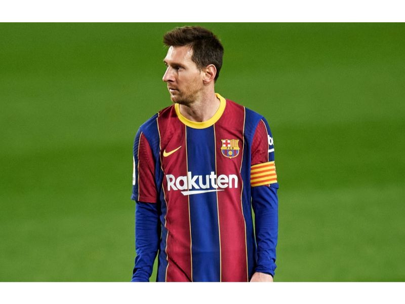 Lionel Messi of FC Barcelona during the La Liga match between FC Barcelona and Levante UD played at Camp Nou Stadium on December 13, 2020 in Barcelona, Spain. (Photo by Pressinphoto/Icon Sport via Getty Images)