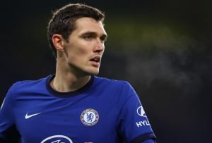 Andreas Christensen in action for Chelsea