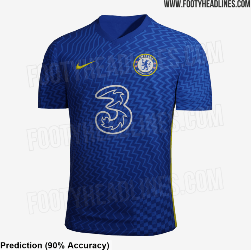 CHelsea 2021/22 home kit