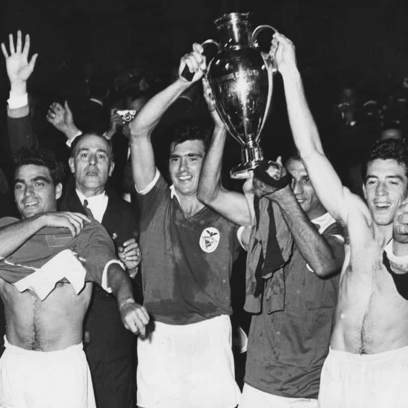 Benfica celebrating Champions League title