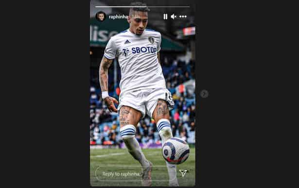 Leeds United fans spot hint in Raphinha's Instagram post amid Liverpool links