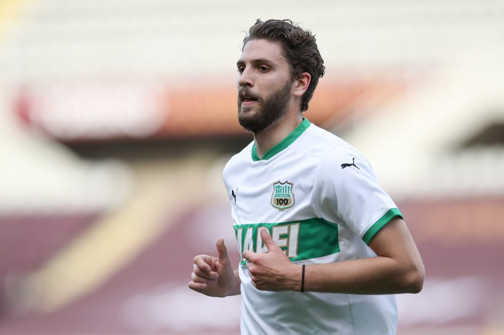 Manuel Locatelli in action for Sassuolo