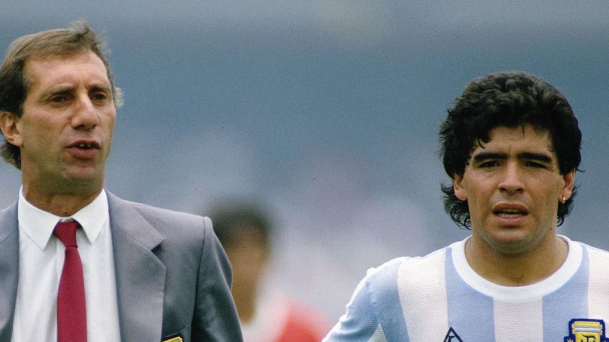 Карлос Билардо и Диего Марадона (Фото - Getty Images)