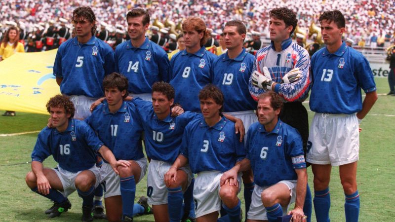 Сборная Италии на Чемпионате мира 1990-го года (фото Mike Hewitt / ALLSPORT via Getty Images)