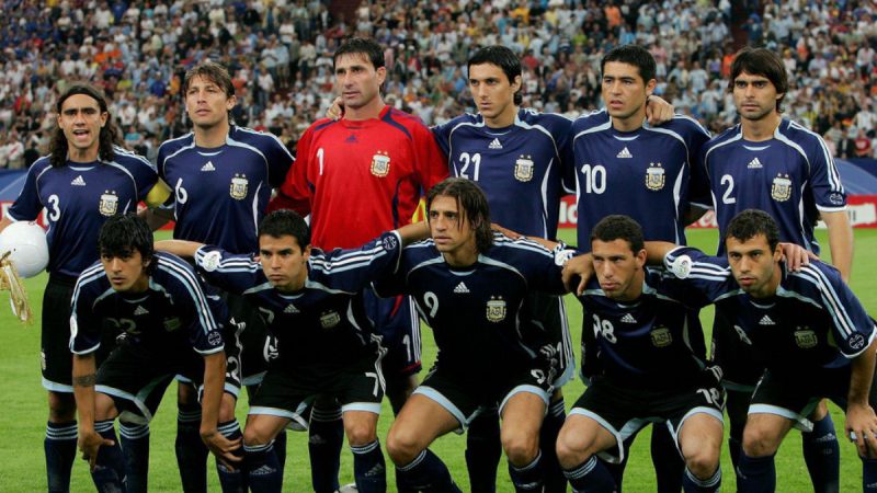 Сборная Аргентины на Чемпионат мира 2006-го года (фото - Vladimir Rys / Bongarts / Getty Images)
