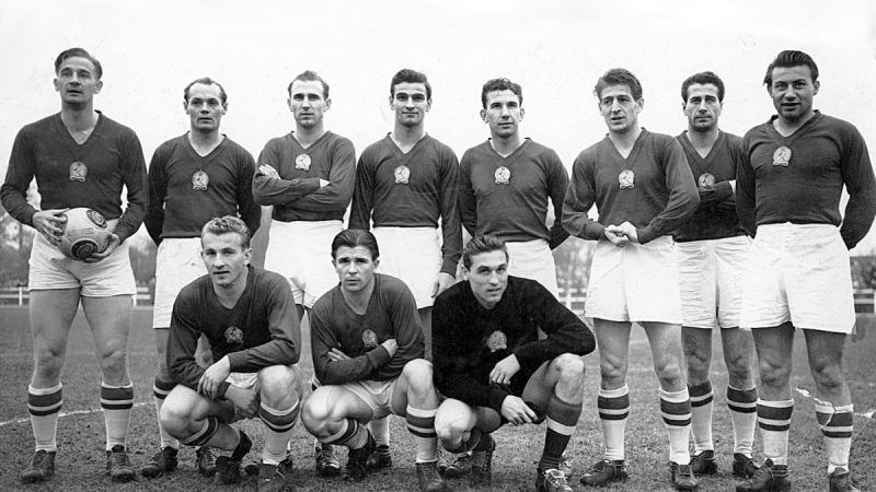 Золотое поколение сборной Венгрии (фото - Fortepan)