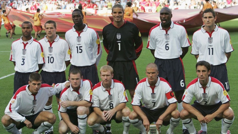 Сборная Англии на Евро - 2004 (фото - Getty Images)