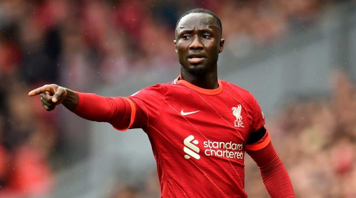 Naby Keita in action for Liverpool