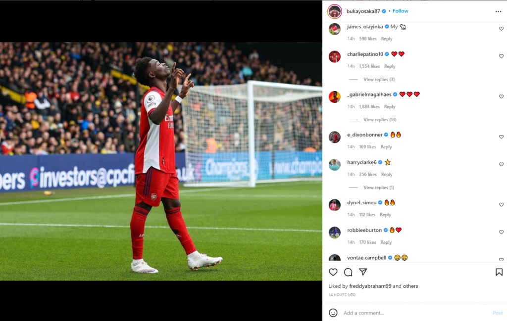 "You are the man": Joe Willock sends to Arsenal man following Watford win